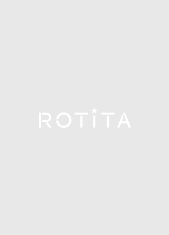 ROTITA Zipper Closure Floral Print Black Tankini Set