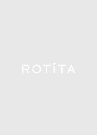 ROTITA Cross Hem Striped Multi Color Round Neck T Shirt
